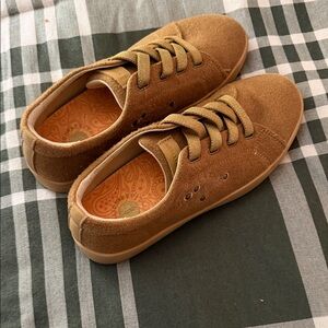 REVITALIGN Tan Suede Sneakers
